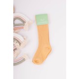 Fleur De Vie Bebek Dizaltı Çorap  Ince Fitilli Açık Sarı