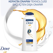 Dove Yıpranmış Saçlar için Şampuan Yoğun Onarıcı 600 ML 1 Adet