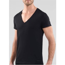 Blackspade 9212 Pamuklu Derin V Yaka T-Shirt