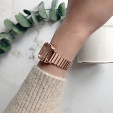 Oqqo Minimal Kare Rose Gold Kadın Kol Saati