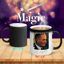 Asilmeydan Yandan Kemal Atatürk Portre Sihirli Kupa BARDAK-P26