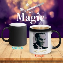 Asilmeydan Siyah Beyaz Mustafa Kemal Atatürk Sihirli Kupa BARDAK-ATATURK-S324