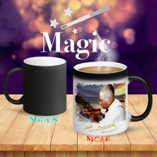 Asilmeydan Haritayı Inceleyen Mustafa Kemal Atatürk Sihirli Kupa BARDAK-R291