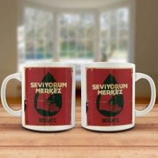 Asilmeydan Seviyorum Merkez Behzat Ç. Kupa Bardak - Hediyelik