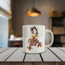 Asilmeydan Renkli Desenli Akrep Hediyelik Kupa Bardak