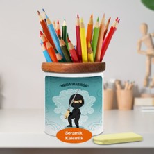 Asilmeydan Ninja Savaşları Ahşap Seramik Kalemlik - 2147884611