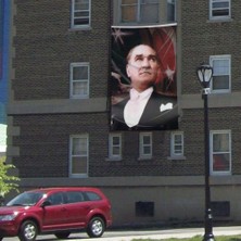 Asilmeydan Ay-Yıldız-Mustafa Kemal Atatürk Poster Dış Cephe Bayrak -300X450CM -3x4,5metre