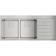 Teka Zenıt RS15 2b 1d Auto Sağ Damlalıklı Paslanmaz Çelik Eviye