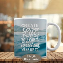 Asilmeydan Create The Life You Can't Motivaston Kupa Bardak Hediyelik-3383
