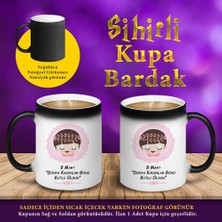 Asilmeydan 8 Mart Dünya Kadınlar Günü Sihirli Hediyelik Kupa Bardak-S45677