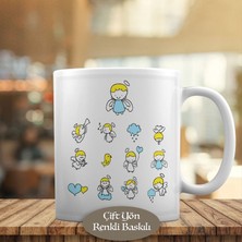 Asilmeydan Küçük Sevimli Melekler Kupa Bardak HEDIYELIK-23-2147495699