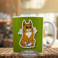 Asilmeydan Sevimli Uslu Kedicik Kupa Bardak HEDIYELIK-186