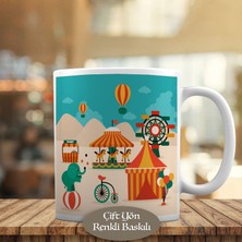 Asilmeydan Renkli Sirk Alanı Kupa Bardak HEDIYELIK-23-2147504501