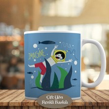 Asilmeydan Deniz Altında Balıklar ve Yüzen Çocuk Kupa Bardak Hediyelik-452