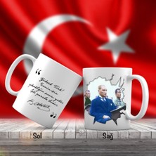 Asilmeydan Asil Hediyelik Büyük Önder Mustafa Kemal Atatürk-Galatasaray Lisesi- Atatürk'ün Sözleri -Kupa Bardak