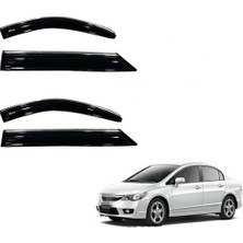 Angel Of Life Honda civic uyumlu  Krom cam rüzgarlığı  2016-2021 CARU411