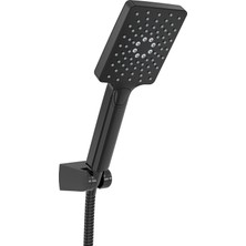 Valtemo Maxima Jet Siyah Mafsallı Askılı El Duş Takımı VS-7820