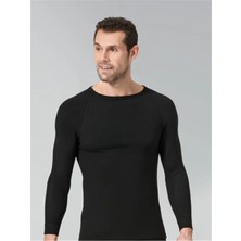 Namaldı 1 Adet Siyah Renk Termal Uzun Kol Içlik