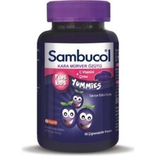 Sambucol Plus Kids Yummies 60 Çiğneme Tablet + Solgar Kangavites Multivitamin Mineral 60 Çiğneme Tablet