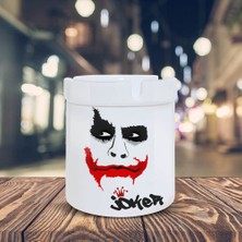 Asilmeydan Joker Karakteri Silüeti Baskılı Küllük Seramik Kül TABLASI-70895