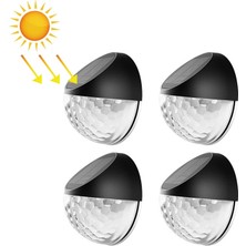 Zsykd 4 Pcs SMD2835 Solar Garden Fence Lightt, Color Temperature: 3000-3200K (Yurt Dışından)