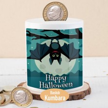 Asilmeydan Happy Hallowen Yazılı Yarasa Para Birikim Kumbarası -2147912823