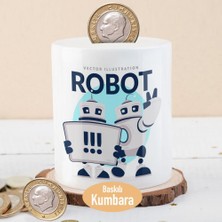 Asilmeydan Teknolojik Robotlar Baskılı Para Birikim Kumbarası -2147725
