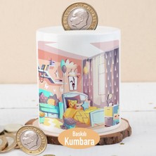 Asilmeydan Sevimli Kız Odası Para Birikim Kumbarası Seramik Malzeme ile Çocuklara Uygun Hediye Fikri
