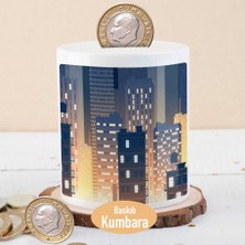 Asilmeydan Işıklı Binalar Para Birikim Kumbarası -1441-2165