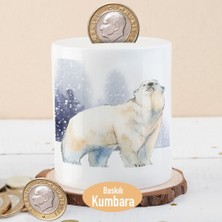Asilmeydan Kar Altında Kutup Ayısı Para Birikim Kumbarası -53876-56358-1