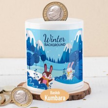 Asilmeydan Gülümseyen Neşeli Tavşanlar Para Birikim Kumbarası -214799