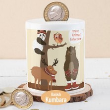 Asilmeydan Eğlenceli Panda ve Arkadaşları Para Birikim Kumbarası - 2143 Çocuklara Uygun Hediye Fikri