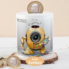 Asilmeydan Ressam Sanatçı Robot Para Birikim Kumbarası -1268-53