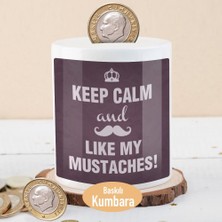 Asilmeydan Like My Mustaches Yazılı Para Birikim Kumbarası -2147492350
