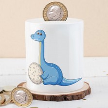 Asilmeydan Mavi Dinazor ve Yumurta Baskılı Para Birikim Kumbarası -19934