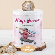 Asilmeydan Ninja Warrior Para Birikim Kumbarası Çocuklara Uygun Seramik Malzeme ile Hediye Fikri