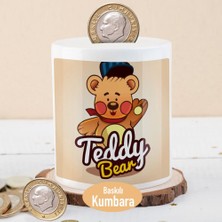 Asilmeydan Teddy Bear Sevimli Ayıcık Baskılı Para Birikim Kumbarası -568569
