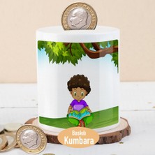 Asilmeydan Ağaç Altında Kitap Okuyan Çocuk Para Birikim KUMBARASI-130824859