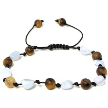 Taş Rüyası Kalsedon Mat Kaplangözü Örme Bileklik