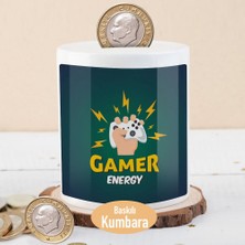 Asilmeydan Gamer Energy Oyun Kolu Baskılı Para Birikim KUMBARASI-2147820934