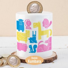 Asilmeydan Tavşan Sincap ve Köpek Silüeti Para Birikim KUMBARASI-214749