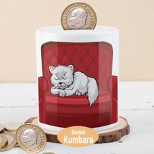 Asilmeydan Koltukta Uyuyan Sevimli Kedi Para Birikim KUMBARASI-1308-16763