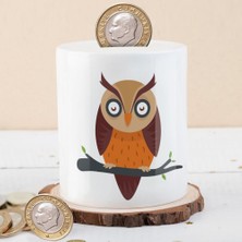 Asilmeydan Çizimsel Güzel Baykuş Para Birikim KUMBARASI-314D25AEC3