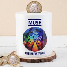 Asilmeydan Muse The Resistance Para Birikim Kumbara 27 cm Seramik Çocuklara Uygun Hediye Fikri
