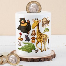 Asilmeydan Zürafa ve Sevimli Hayvan Arkadaşları Para Birikim Kumbarası-2590