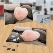 Asilmeydan Pembe Kalp Taş 99 Parça Puzzle YAPBOZ-1944542