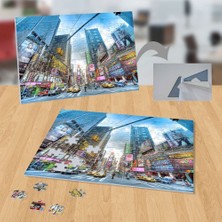 Asilmeydan Reklamlı Binalar, Şehir Meydanı 99 Parça Puzzle YAPBOZ-5610748