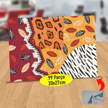 Asilmeydan Renkli Hayvan Desenleri 99 Parça Puzzle Yapboz TABLO-2148123189