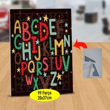 Asilmeydan Renkli Alfabe 99 Parça Puzzle Yapboz TABLO-ALPHABET-1191-142