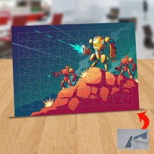 Asilmeydan Işın Atan Robotlar 99 Parça Puzzle Yapboz TABLO-1441-2676